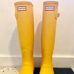 Women's Original Tall Rain Boots: Yellow Size 9